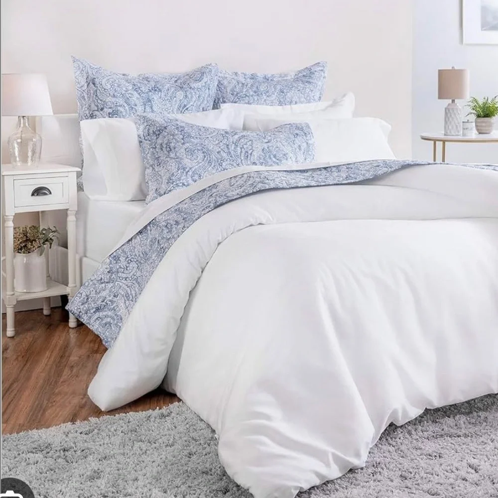 Charter Club Damask 3 Pc King Duvet Cover Set, 300 Thread Count, 100% Cotton.